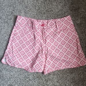 Puma Cream and Pink Golf Short Casual Resort Wear